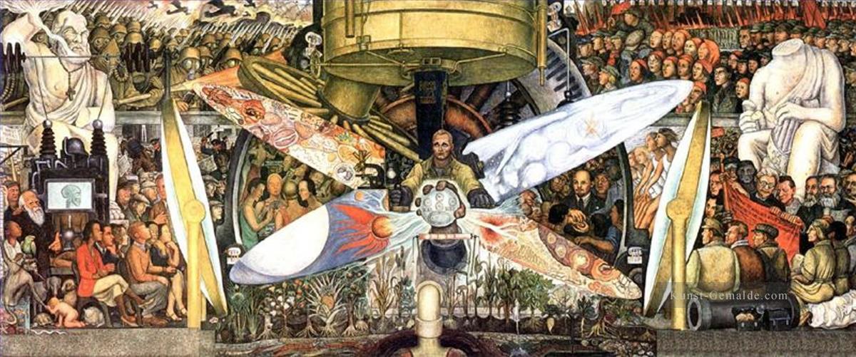 Man Controller des Universums 1934 Diego Rivera Ölgemälde
